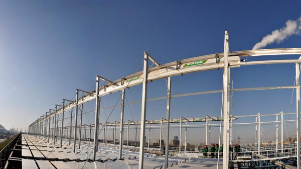全球首个工厂屋顶式太阳能中高温工业蒸汽系统试机成功
